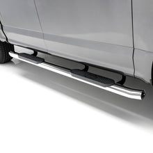 Load image into Gallery viewer, ARIES S223044-2 4" Polished Stainless Oval Side Bars, Select Ford F150, F250, F350, F450, F550 for Select Ford F-150