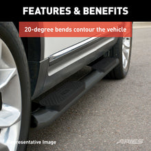 Load image into Gallery viewer, ARIES S223046 4" Black Steel Oval Side Bars, Select Ford Ranger SuperCrew for Select Ford Ranger