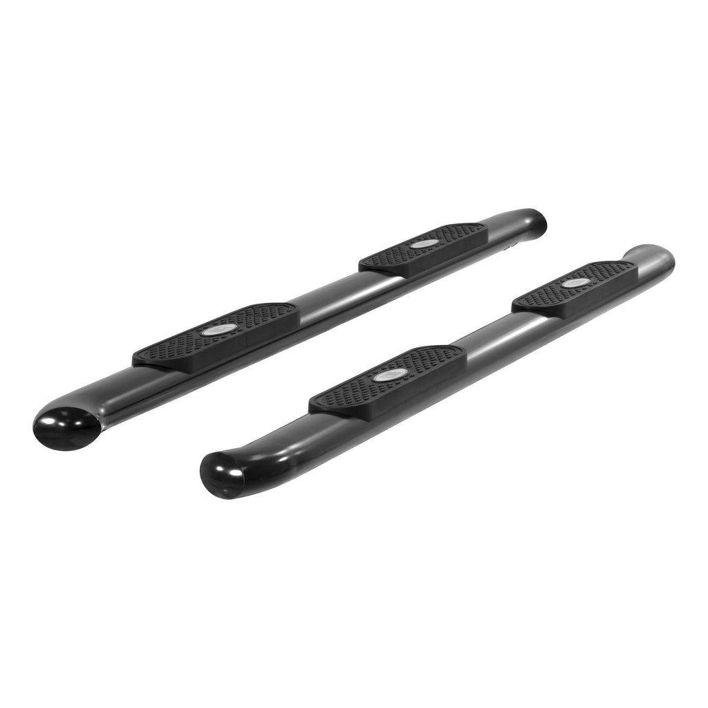 ARIES S224013 4" Black Steel Oval Side Bars, Select Silverado, Sierra 1500, 2500, 3500 for Select Chevrolet Silverado 2500 HD