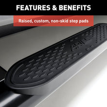 Load image into Gallery viewer, ARIES S224013 4" Black Steel Oval Side Bars, Select Silverado, Sierra 1500, 2500, 3500 for Select Chevrolet Silverado 2500 HD