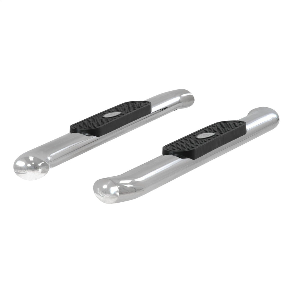 ARIES S224017-2 4in. Polished Stainless Oval Side Bars; Select Silverado; Sierra 1500; 2500; 350 - Truck Part Superstore