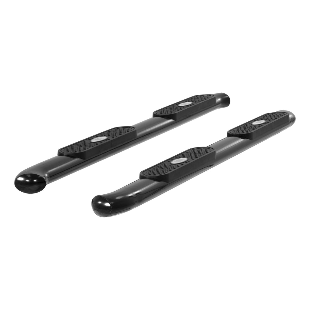 ARIES S224046 4" Black Steel Oval Side Bars, Select Silverado, GMC Sierra 1500, 2500, 3500 HD for Select Chevrolet Silverado 2500 HD
