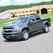 Load image into Gallery viewer, ARIES S224051 4" Black Steel Oval Side Bars, Select Chevrolet Colorado, GMC Canyon Crew Cab for Select Chevrolet Colorado