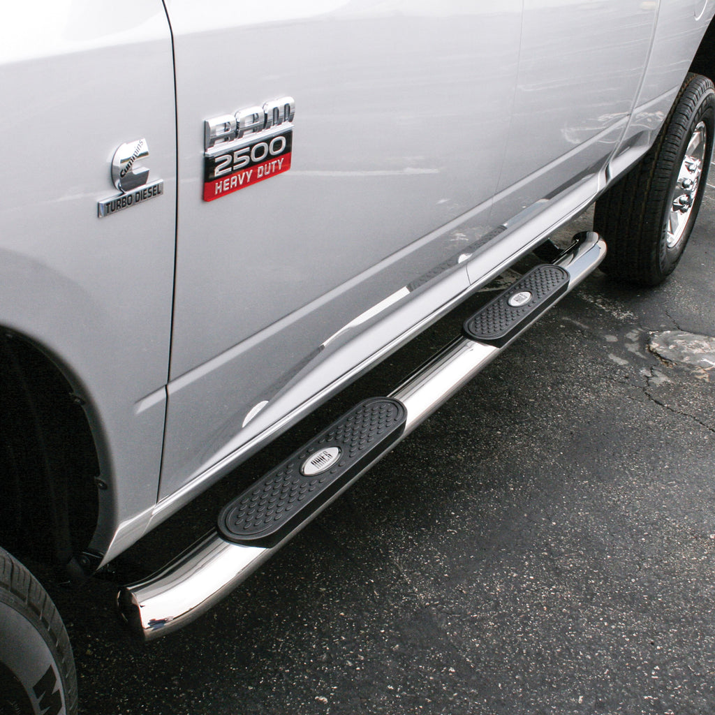 ARIES S225040-2 4" Polished Stainless Oval Side Bars, Select Dodge, Ram 1500 for Select Ram 1500