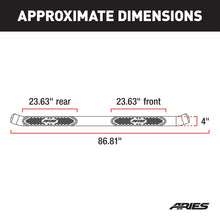 Load image into Gallery viewer, ARIES S225041 4" Black Steel Oval Side Bars, Select Dodge, Ram 1500, 2500, 3500 for Select Ram 2500