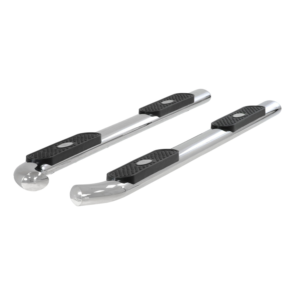 ARIES S229006-2 4in. Polished Stainless Oval Side Bars; Select Nissan Titan; XD - Truck Part Superstore