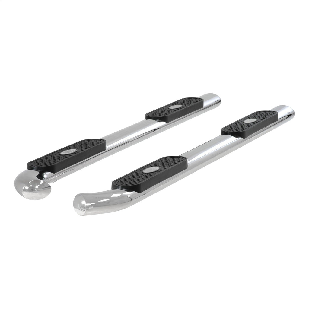 ARIES S229006-2 4in. Polished Stainless Oval Side Bars; Select Nissan Titan; XD - Truck Part Superstore