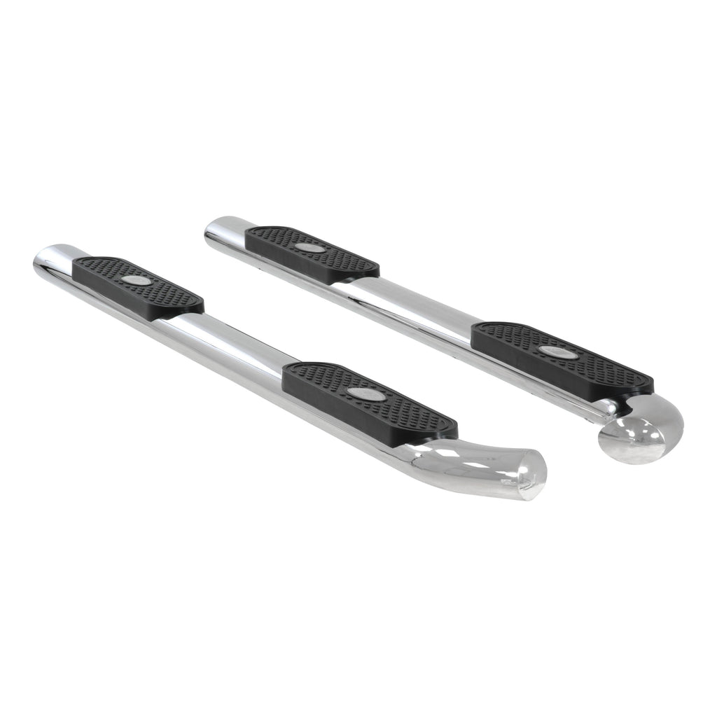 ARIES S229006-2 4in. Polished Stainless Oval Side Bars; Select Nissan Titan; XD - Truck Part Superstore