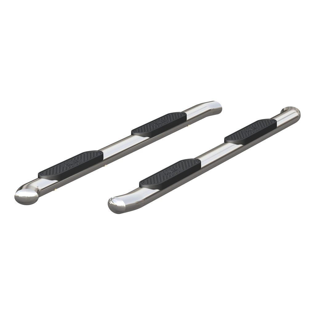 ARIES S229042-2 4in. Polished Stainless Oval Side Bars; Select Nissan Titan; XD - Truck Part Superstore