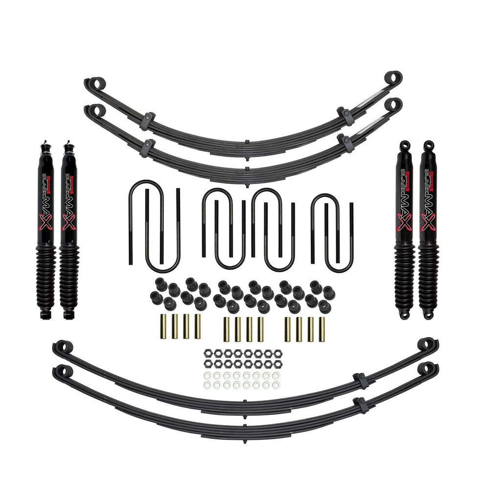 Skyjacker S271WK-B 2 in. Suspension Lift Kit With Black MAX Shocks for Select International Scout II