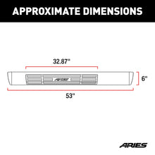 Load image into Gallery viewer, ARIES S2853 6in. x 53in. Polished Stainless Oval Side Bars (No Brackets) - Truck Part Superstore