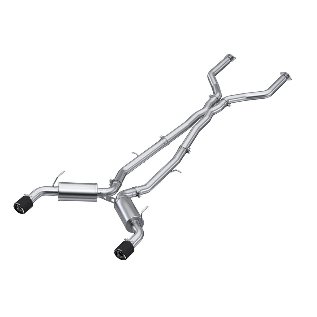 MBRP Exhaust S44003CF Armor Pro Cat Back Exhaust System for Select INFINITI Q50