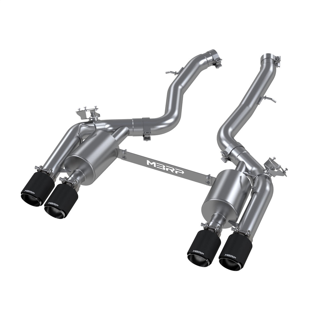 MBRP Exhaust S45023CF Armor Pro Resonator Back Exhaust System for Select BMW M2