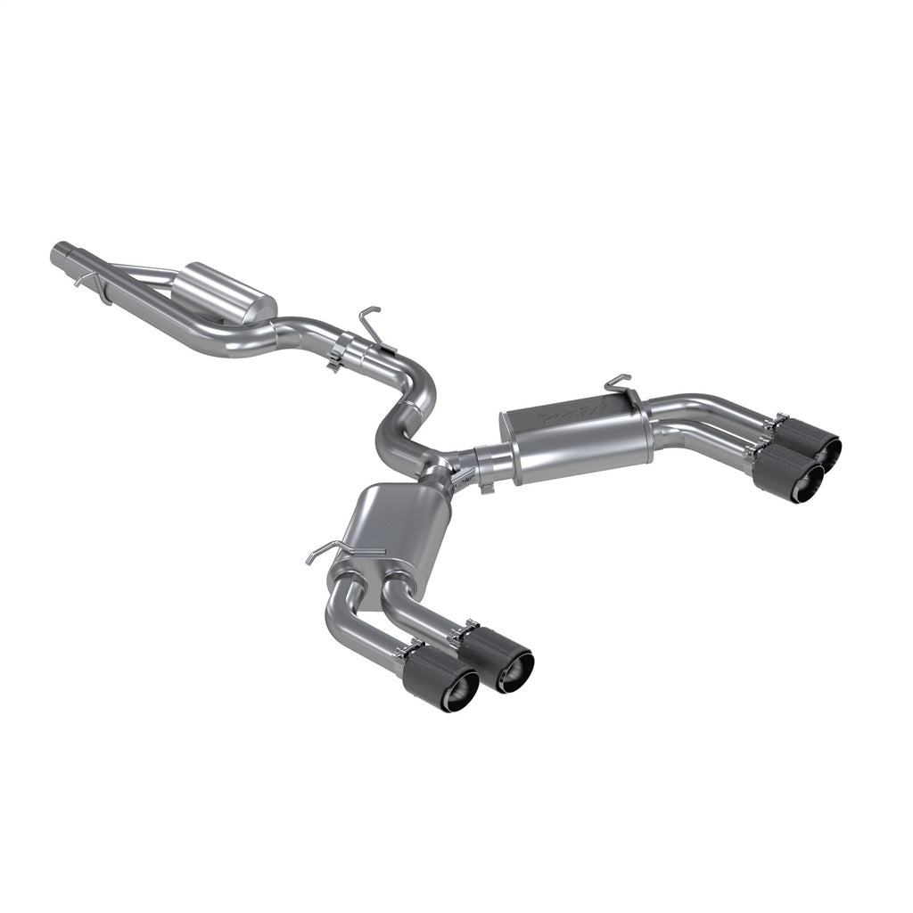 MBRP Exhaust S46013CF Armor Pro Cat Back Exhaust System for Select Audi S3