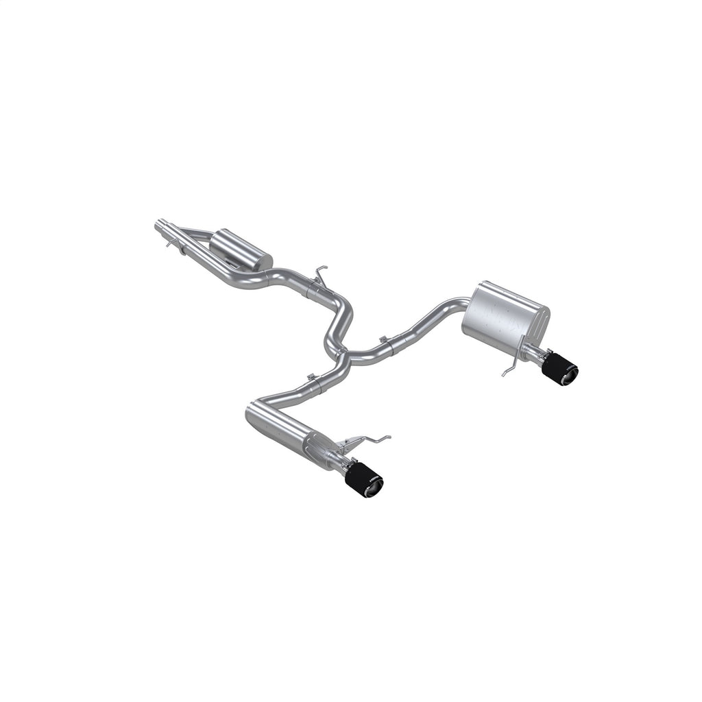 MBRP Exhaust S46183CF Armor Pro Cat Back Exhaust System for Select Volkswagen Golf Alltrack, Volkswagen Golf SportWagen