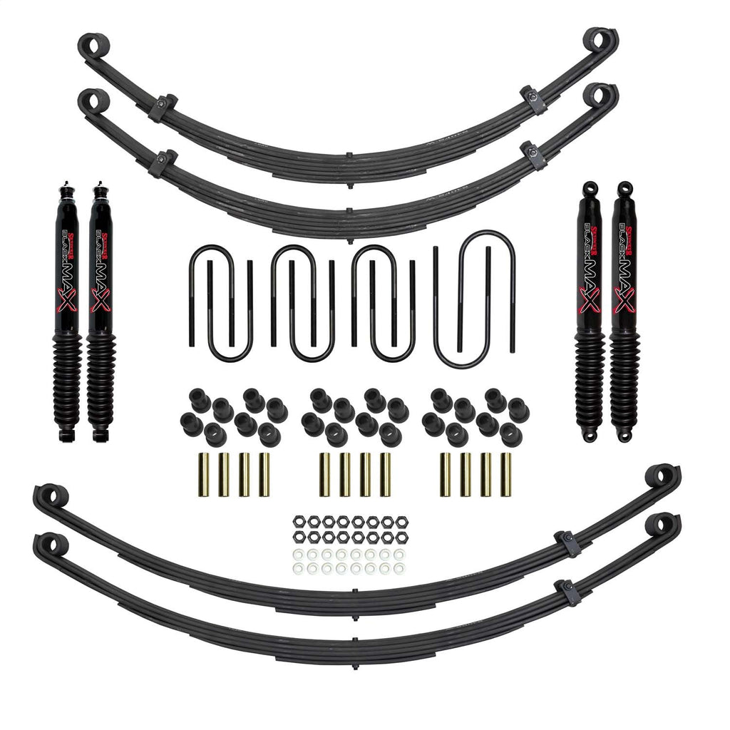 Skyjacker S471WK-B 4 in. Suspension Lift Kit With Black MAX Shocks for Select International Scout II