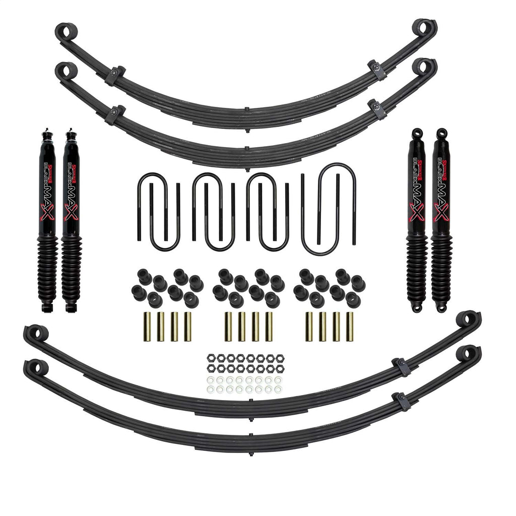 Skyjacker S474WK-B 4 in. Suspension Lift Kit With Black MAX Shocks for Select International Scout II