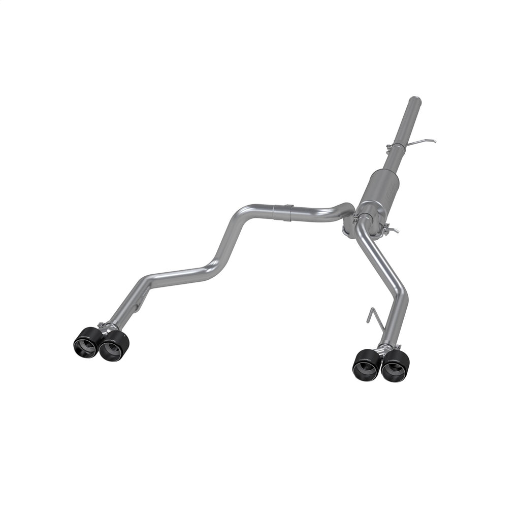 MBRP Exhaust S50043CF Armor Pro Cat Back Exhaust System for Select Chevrolet Silverado 1500, Chevrolet Silverado LTD, GMC Sierra 1500, GMC Sierra Limited
