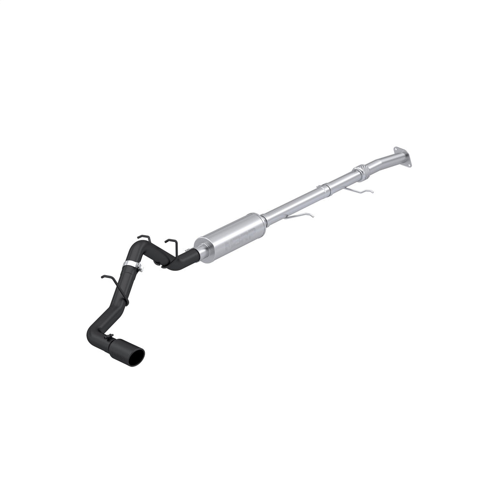 MBRP Exhaust S5015BLK Armor BLK Cat Back Exhaust System for Select Chevrolet Colorado, GMC Canyon