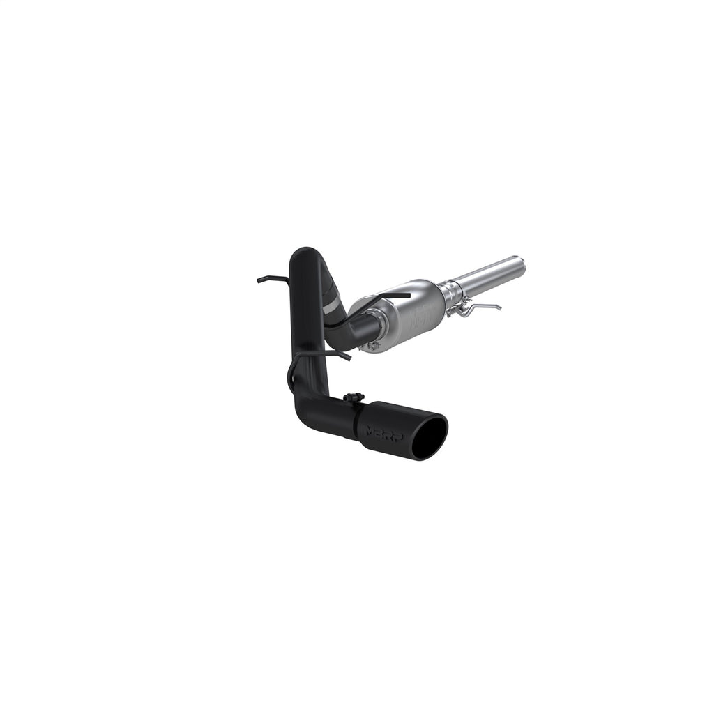 MBRP Exhaust S5080BLK Armor BLK Cat Back Exhaust System for Select Chevrolet Silverado 1500, Chevrolet Silverado LD, GMC Sierra 1500, GMC Sierra Limited