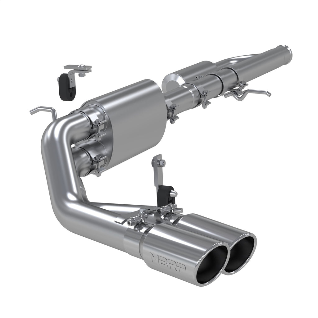 MBRP Exhaust S5081AL Armor Lite Cat Back Exhaust System for Select Chevrolet Silverado 1500, Chevrolet Silverado LD, GMC Sierra 1500, GMC Sierra Limited