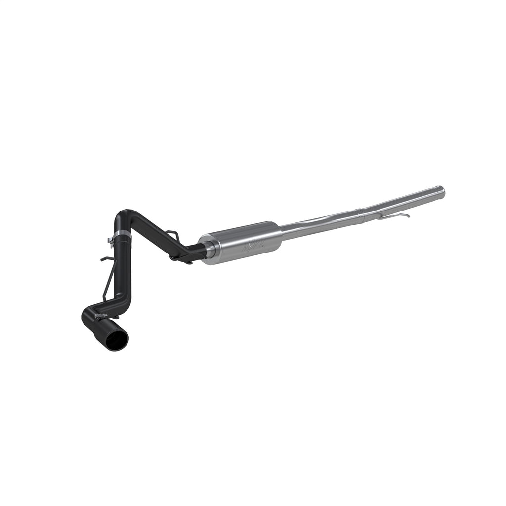 MBRP Exhaust S5087BLK Armor BLK Cat Back Exhaust System for Select Chevrolet Silverado 1500, Chevrolet Silverado LTD, GMC Sierra 1500, GMC Sierra Limited