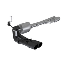 Load image into Gallery viewer, MBRP Exhaust S5092BLK Armor BLK Cat Back Exhaust System for Select Chevrolet Silverado 1500, Chevrolet Silverado LTD, GMC Sierra 1500, GMC Sierra Limited