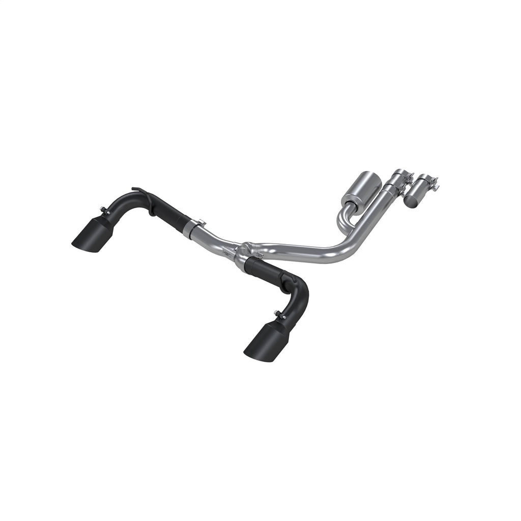 MBRP Exhaust S5207BLK Armor BLK Resonator Back Exhaust System for Select Ford Bronco Sport