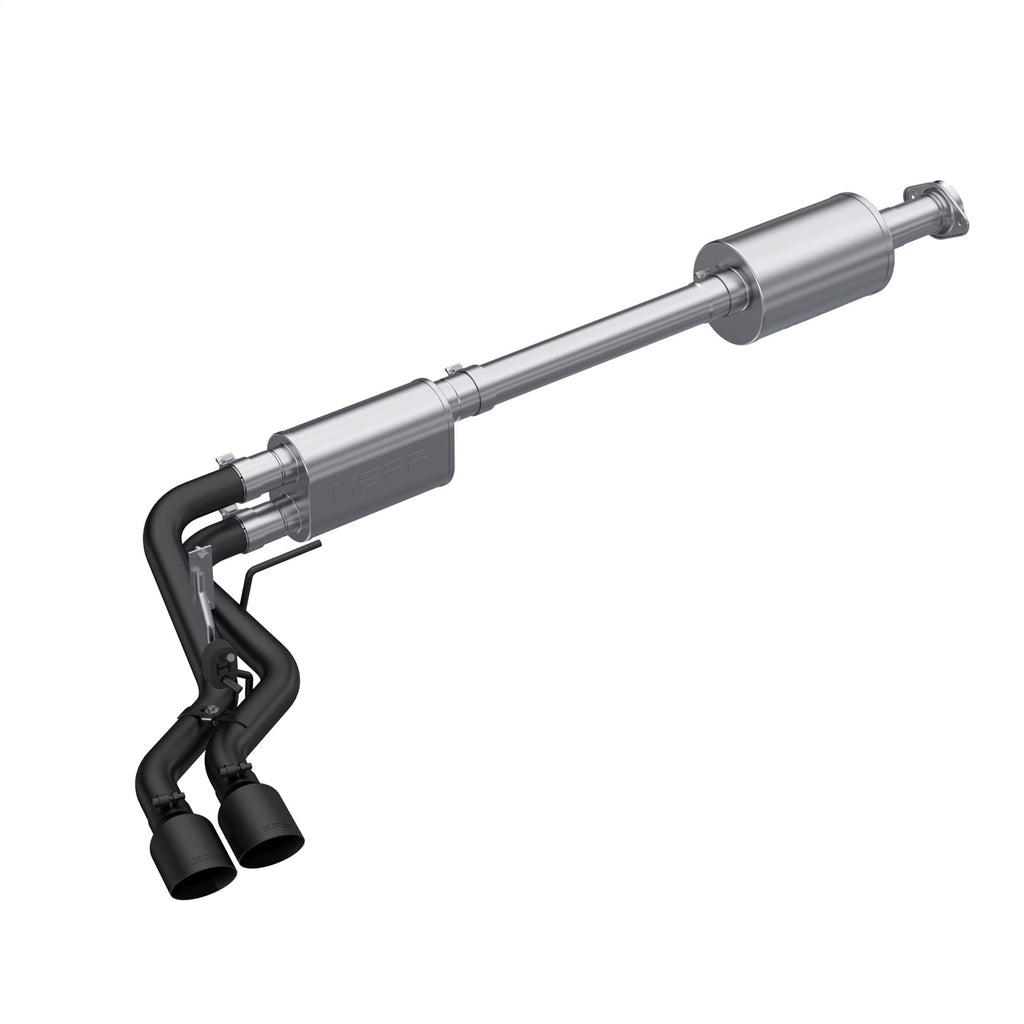 MBRP Exhaust S5219BLK Armor BLK Cat Back Performance Exhaust System for Select Ford F-150