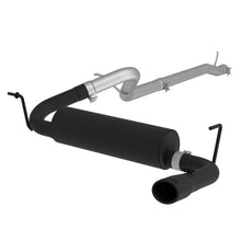 Load image into Gallery viewer, MBRP Exhaust S5526BLK Armor BLK Cat Back Exhaust System for Select Jeep Wrangler, Jeep Wrangler JK