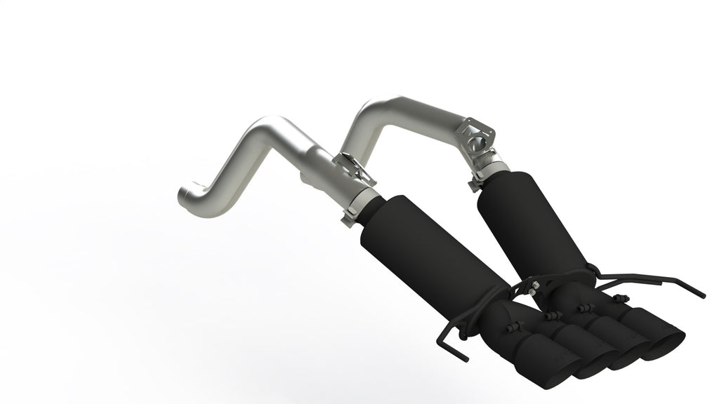 MBRP Exhaust S7030BLK Armor BLK Axle Back Exhaust System for Select Chevrolet Corvette