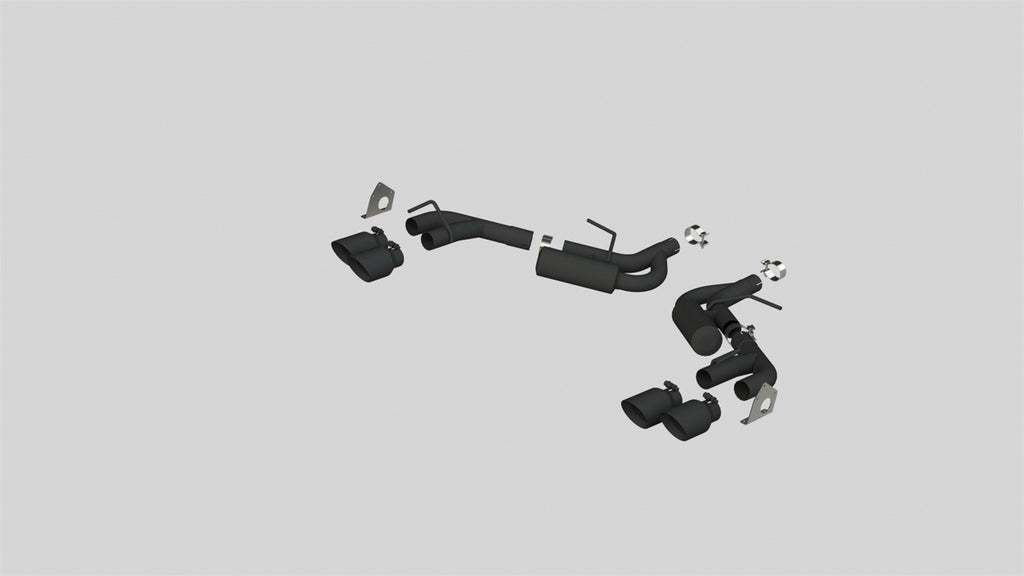 MBRP Exhaust S7039BLK Armor BLK Axle Back Exhaust System for Select Chevrolet Camaro