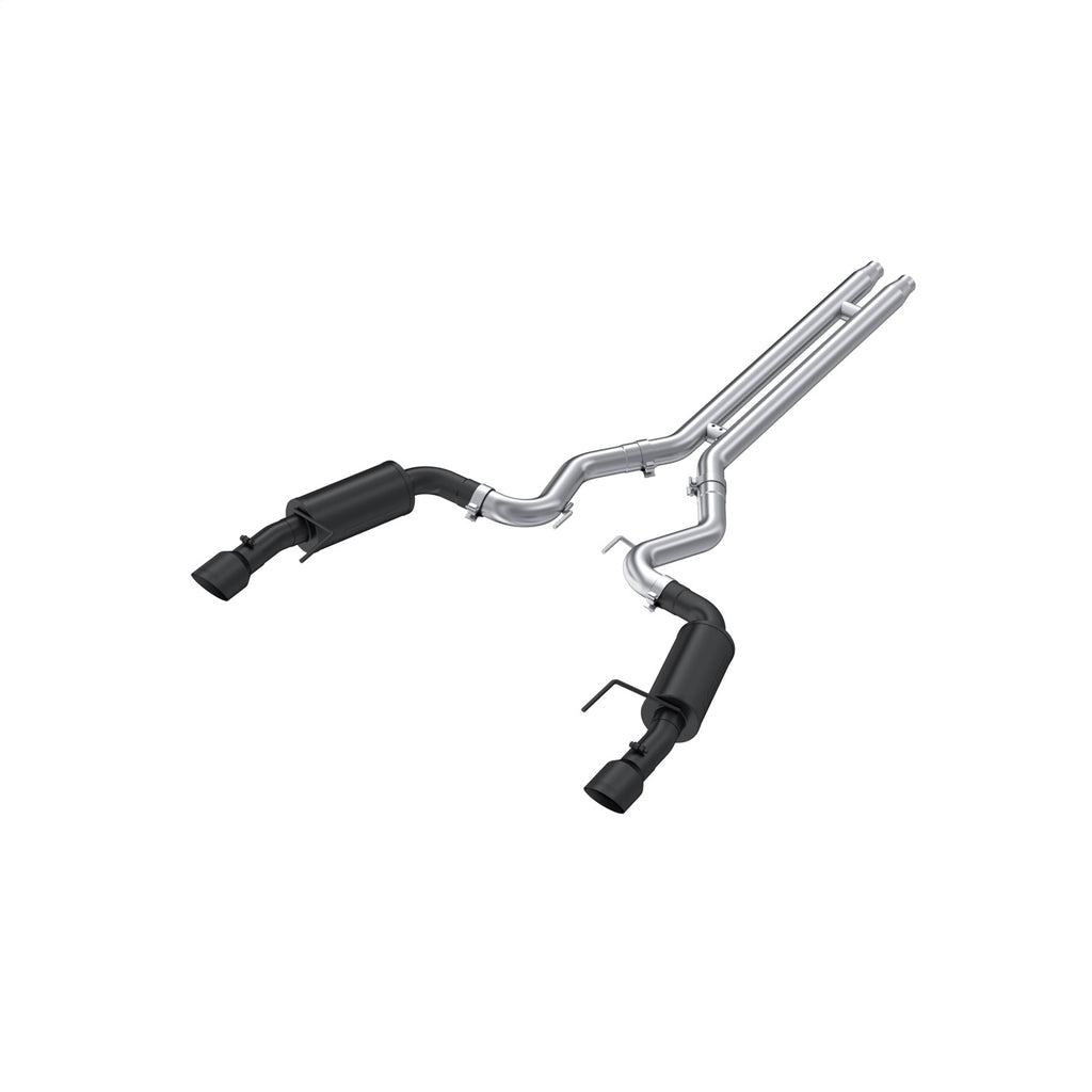 MBRP Exhaust S7239BLK Armor BLK Cat Back Exhaust System for Select Ford Mustang