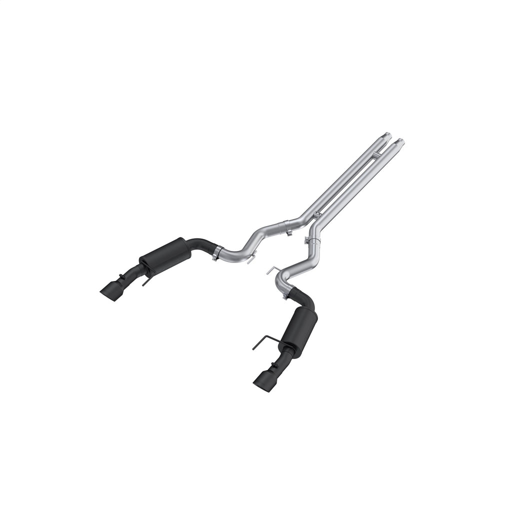 MBRP Exhaust S7251BLK Armor BLK Cat Back Exhaust System for Select Ford Mustang