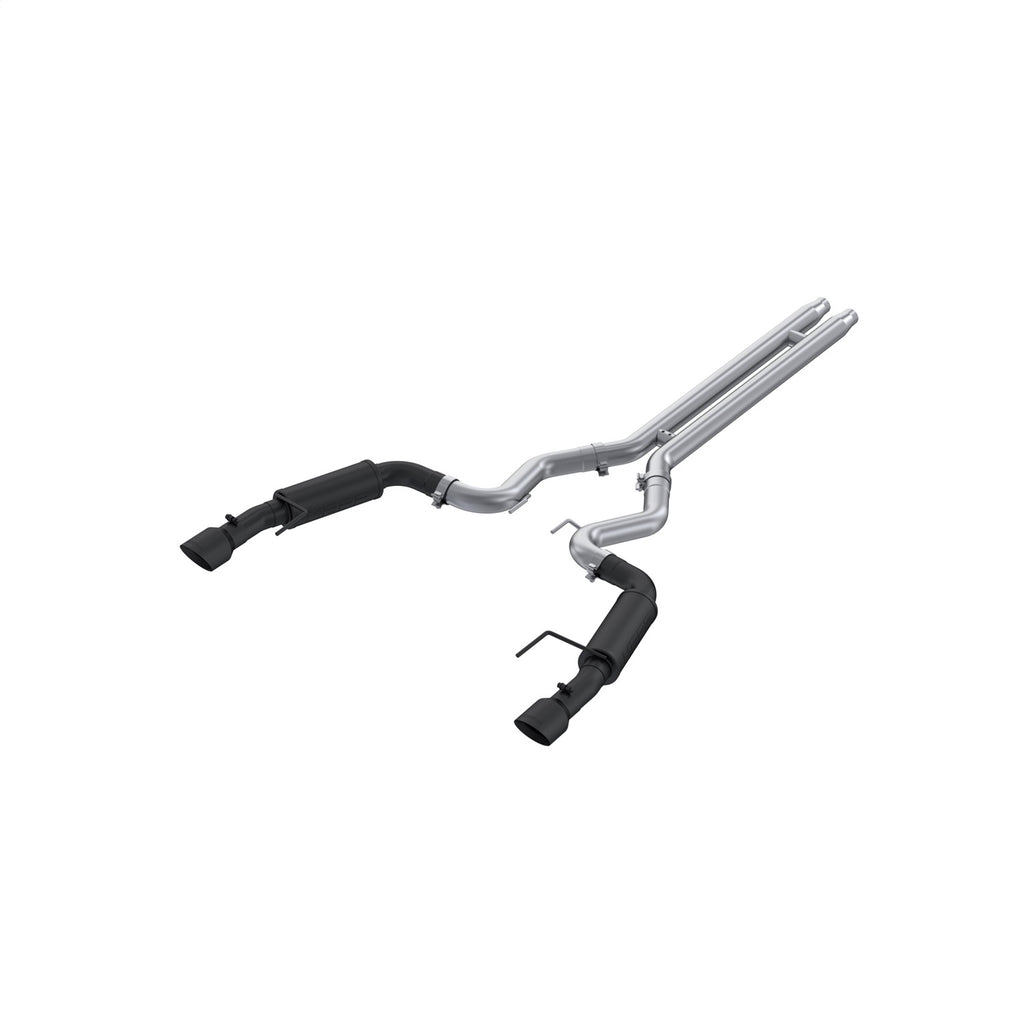 MBRP Exhaust S7253BLK Armor BLK Cat Back Exhaust System for Select Ford Mustang