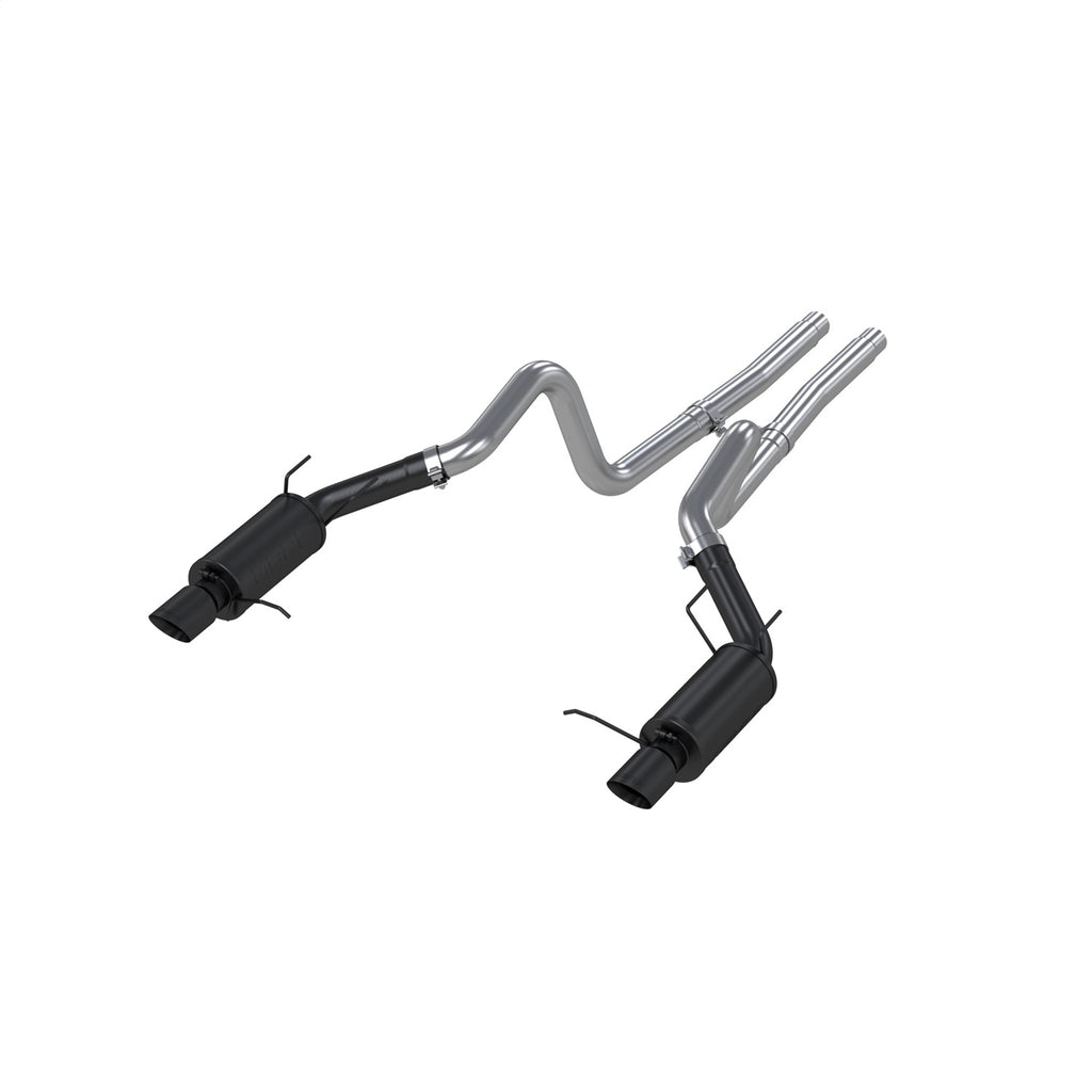 MBRP Exhaust S7258BLK Armor BLK Cat Back Exhaust System for Select Ford Mustang