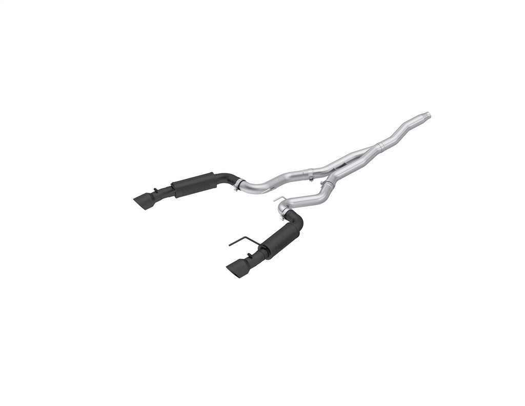 MBRP Exhaust S7275BLK Armor BLK Cat Back Exhaust System for Select Ford Mustang