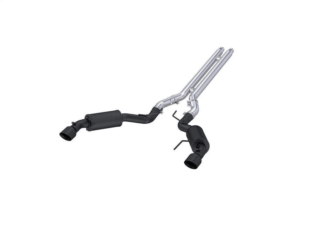 MBRP Exhaust S7277BLK Armor BLK Cat Back Exhaust System for Select Ford Mustang