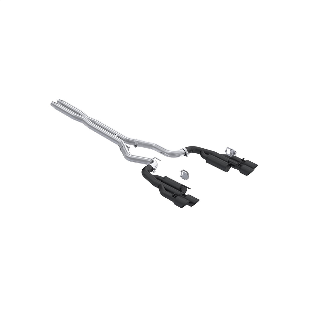 MBRP Exhaust S7282BLK Armor BLK Cat Back Exhaust System for Select Ford Mustang
