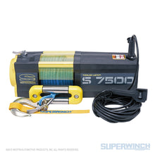 Load image into Gallery viewer, S7500-Winch-Synthetic-7500-Lbs-12-Vdc-516-In-X-54-Ft-Synthetic-Rope