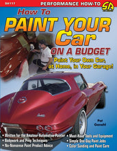 Load image into Gallery viewer, S-A BOOKS SA117 How To Paint Your Car On A Budget