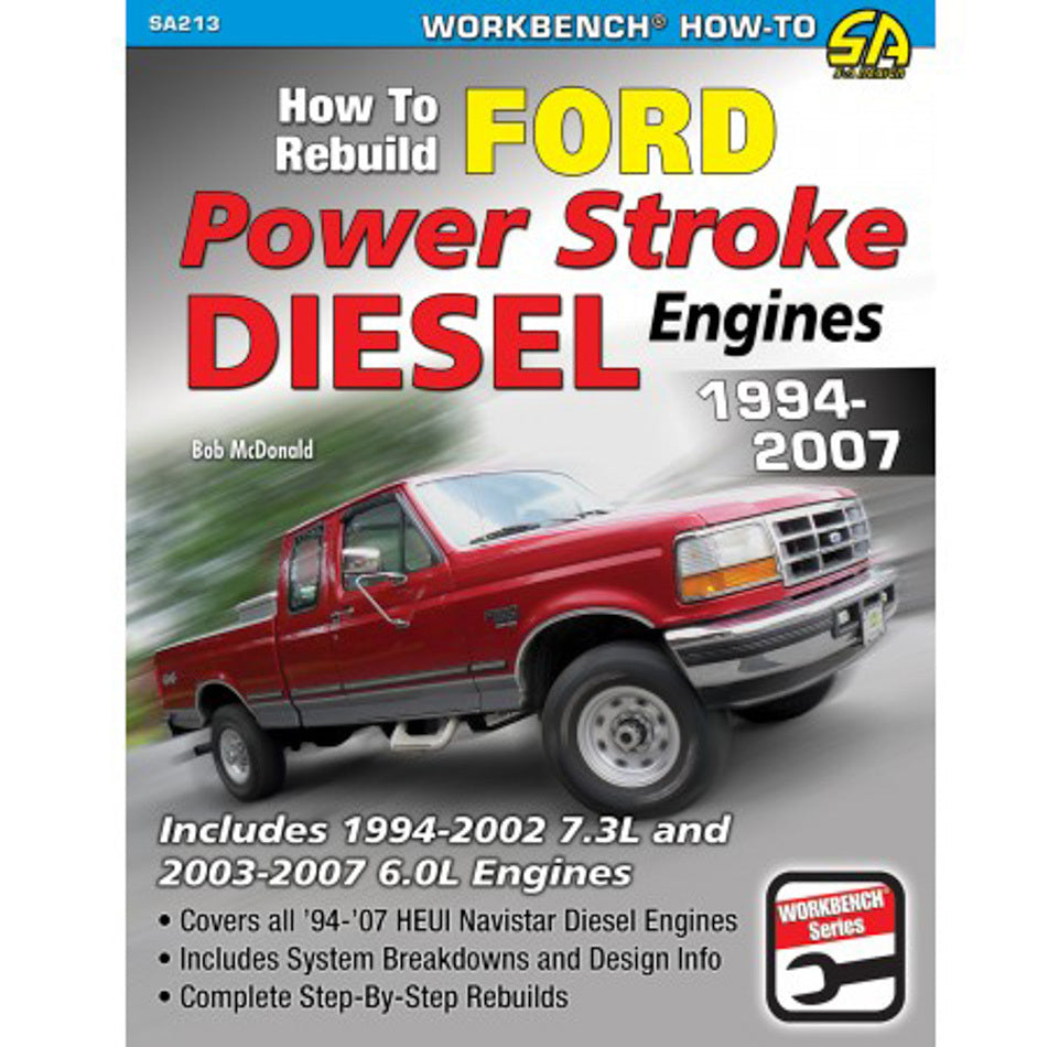 S-A BOOKS SA213 How to Rebuild Ford Diesel Engines 1994-2007