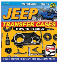 Load image into Gallery viewer, S-A BOOKS SA538 Jeep Transfer Case How to Rebuild