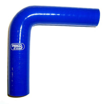 Load image into Gallery viewer, SAMCO SPORT RE9038-25BLUE 1-1/2in to 1in 90 Deg Reducer Elbow Blue