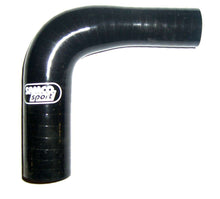 Load image into Gallery viewer, SAMCO SPORT RE9038-35BLACK 1-1/2in to 1-3/8in 90Deg Reducer Elbow Black