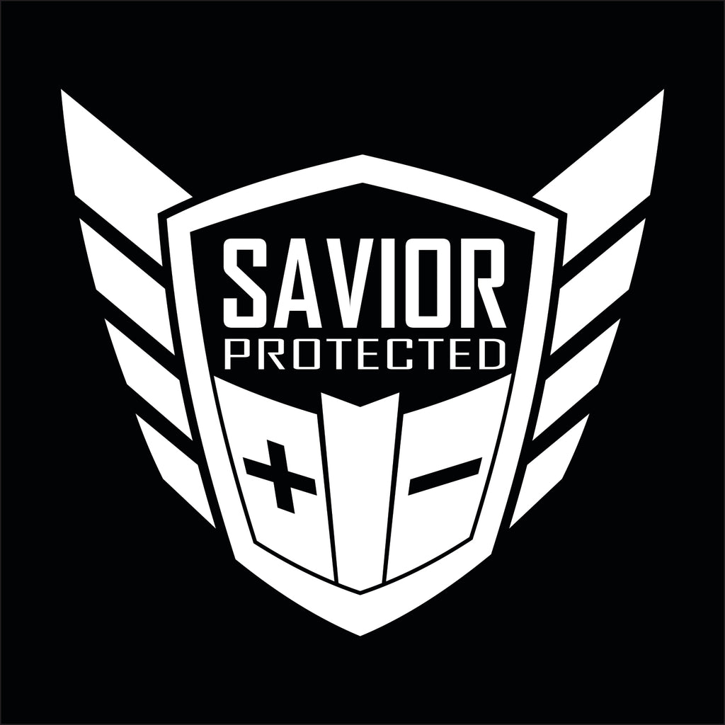 Savior Products SAVIOR-DECAL-W Savior Window Decal Each White