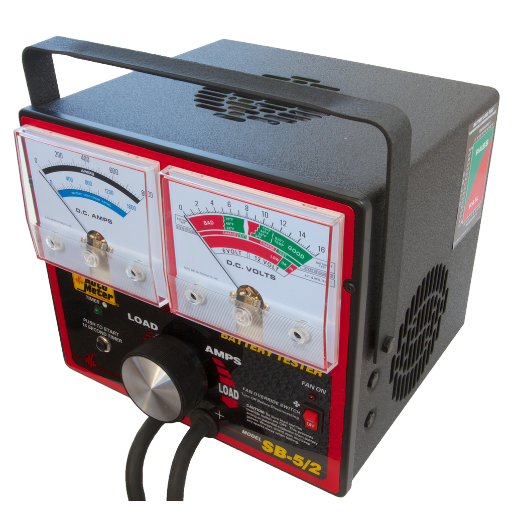 AutoMeter SB-5/2 BATTERY TESTER, 800 AMP W/UNLOADER