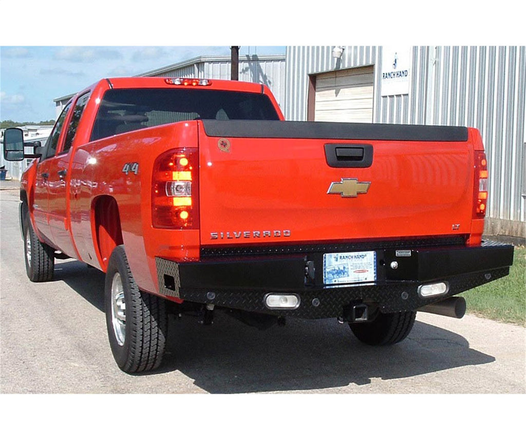 Ranch Hand SBC081BLSL Sport Series Back Bumper for Select Chevrolet Silverado HD, Chevrolet Silverado HD, GMC Sierra HD