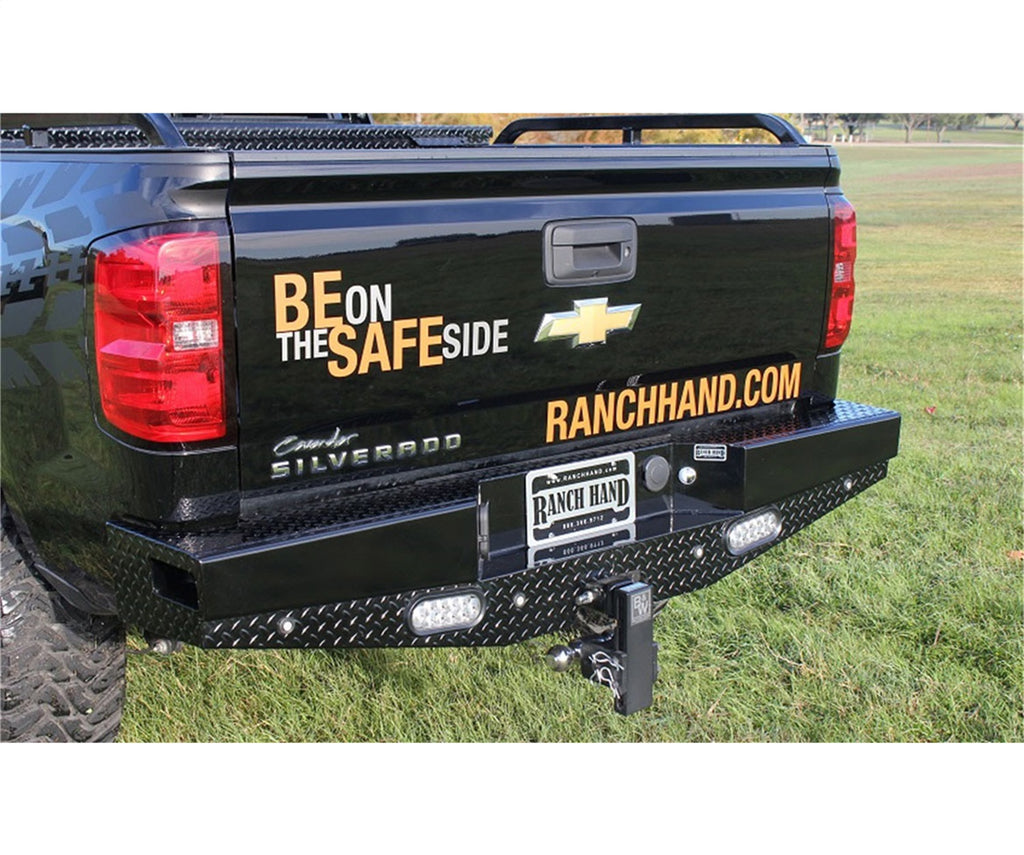 Ranch Hand SBC14HBLSL Sport Series Back Bumper for Select Chevrolet Silverado 1500, Chevrolet Silverado LD, GMC Sierra 1500, GMC Sierra Limited