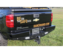 Load image into Gallery viewer, Ranch Hand SBC14HBLSL Sport Series Back Bumper for Select Chevrolet Silverado 1500, Chevrolet Silverado LD, GMC Sierra 1500, GMC Sierra Limited
